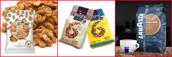 全自動咖啡豆組合秤顆粒灌裝機包裝樣品