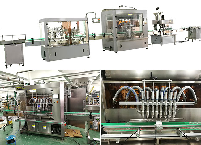 星火全套秋梨膏灌裝機(jī)加工流水線展示