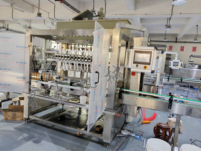 四川灌裝機細節(jié)部分